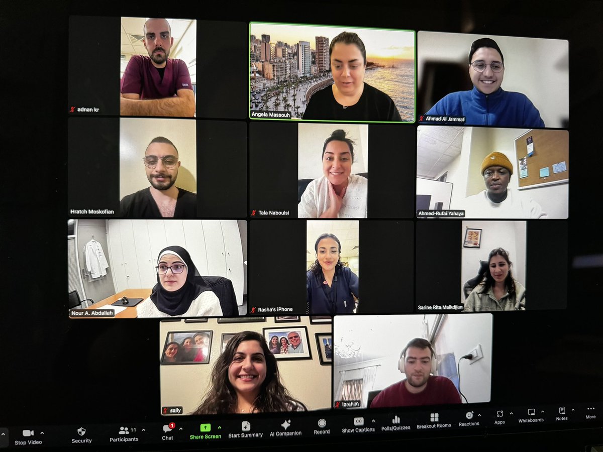 Discussing #ANCC_certifications with our MSN Adult and Gerontology Track graduates. We are now scattered all over the world from Lebanon to UK to Saudi and US. Was a pleasure connecting with you all. #AGCNS #AUB_Ambassadors @AUB_Lebanon @aubhson