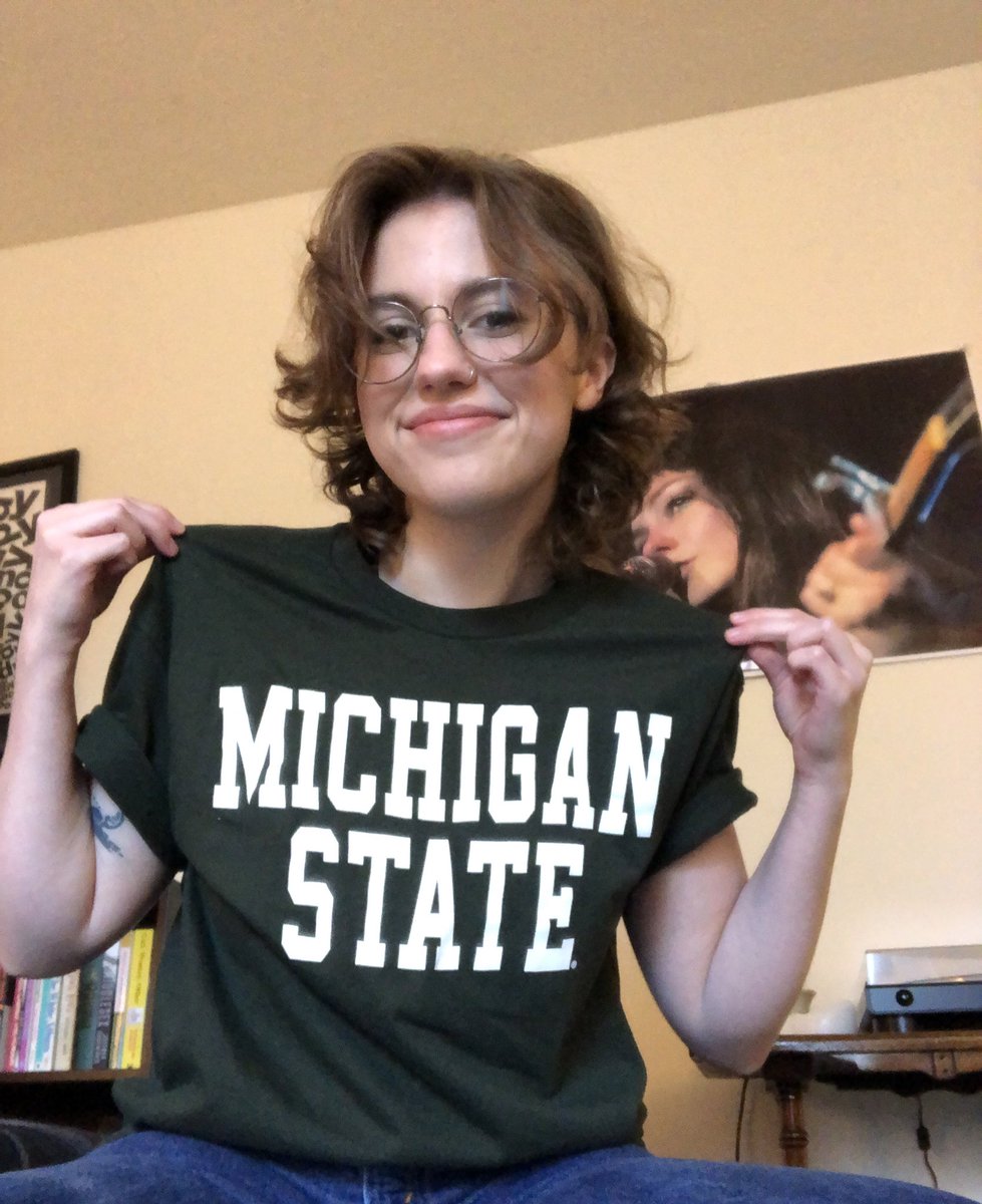 Could’ve waited for my partner to get home so I wouldn’t have to use self timer but I was too excited to announce I’m joining <a href="/michiganstateu/">MSU</a>’s Clinical Psych PhD program! Thrilled to be working with <a href="/BBurnettePhD/">Blair Burnette</a> to make eating disorder care more equitable and effective.