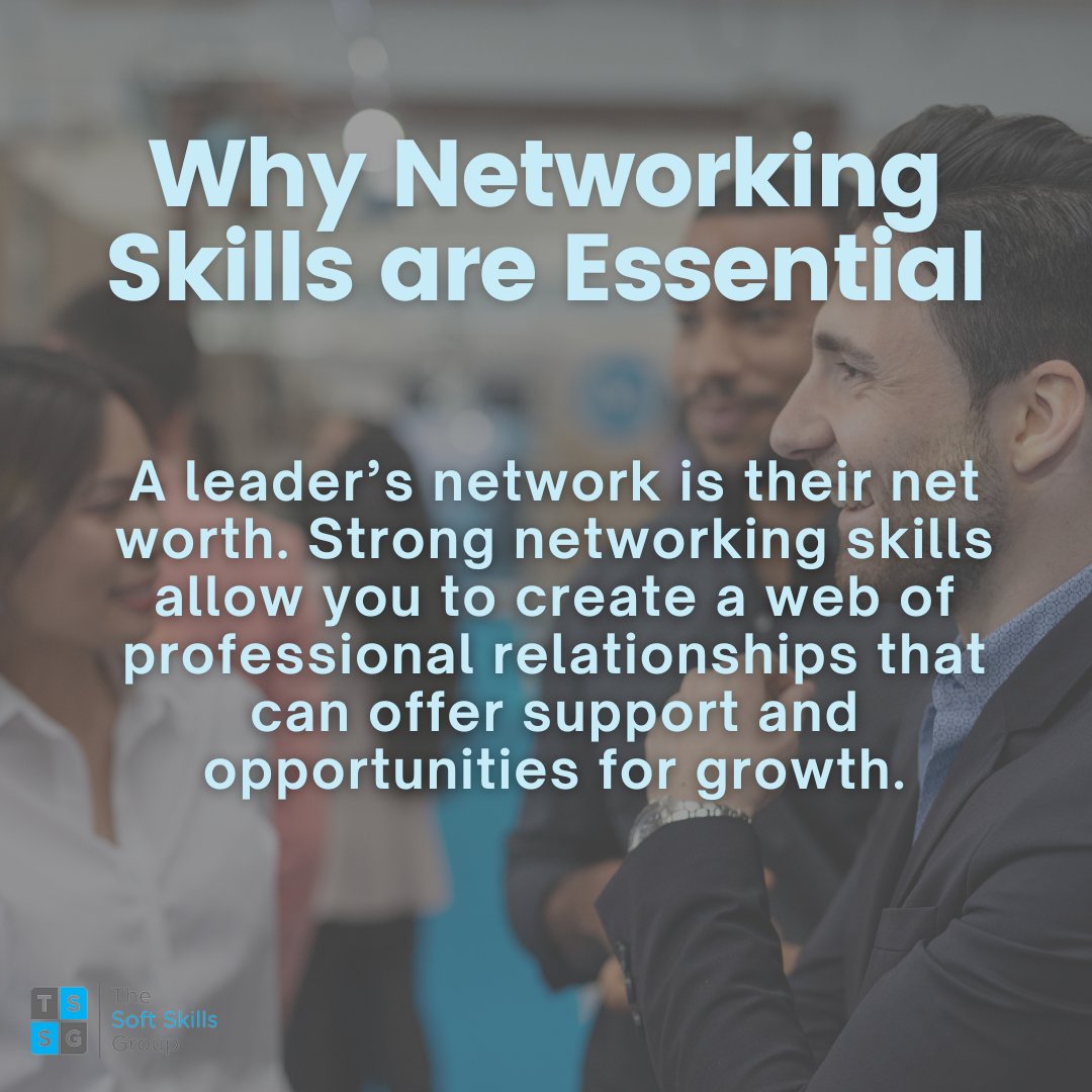 In this post, we delve into the significance of networking skills and why they are essential in today's professional landscape. 

Ready to enhance your networking prowess? 

Join us at The Soft Skills Group and unlock the power of effective networking.