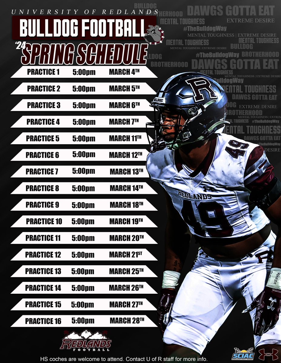 Redlands Bulldog Football tweet media