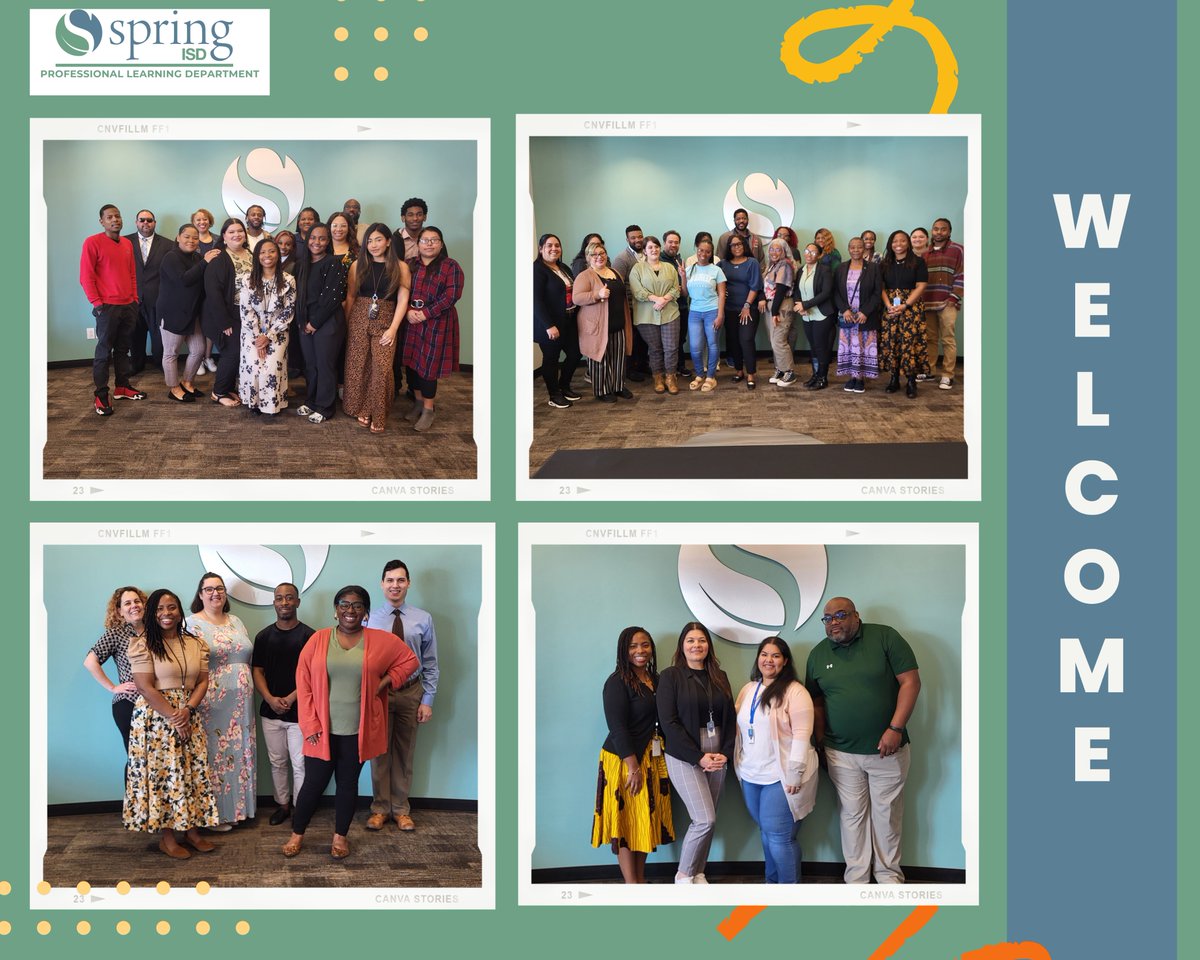 Exciting News! 🌼We're thrilled to introduce the latest additions to our @SpringISD family who recently completed their onboarding journey this January and February! 📷Let's show them some love and support as they embark on this new adventure! 📷