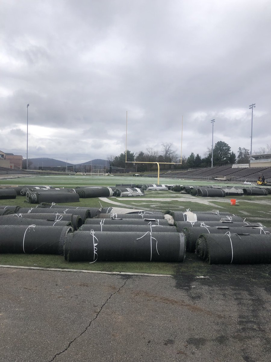 Virginia University of Lynchburg Football getting brand new state of the art turf