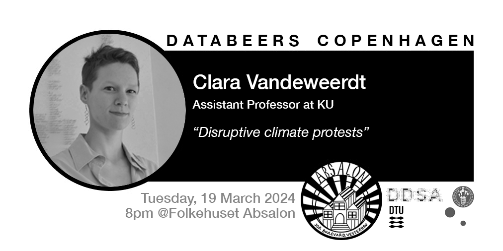 DataBeers Copenhagen (@databeers_cph) on Twitter photo Excited to announce our first speaker for DataBeers x <a href="/Absalon1720/">Folkehuset Absalon</a> on March 19th: <a href="/CVandeweerdt/">Clara Vandeweerdt</a> will unpack the world of climate change protests, and we can't wait to learn more!🌱🍻
🎟️Get your FREE ticket here: absaloncph.dk/event/databeer… Excited to announce our first speaker for DataBeers x <a href="/Absalon1720/">Folkehuset Absalon</a> on March 19th: <a href="/CVandeweerdt/">Clara Vandeweerdt</a> will unpack the world of climate change protests, and we can't wait to learn more!🌱🍻
🎟️Get your FREE ticket here: absaloncph.dk/event/databeer…