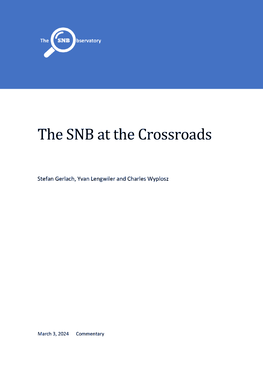 We just released our most recent report on "The SNB at the Crossroads", which can be found at the link below. A key point is that managing monetary policy is not the same thing as managing a central bank. 

snb-observatory.ch/en_US/crossroa…