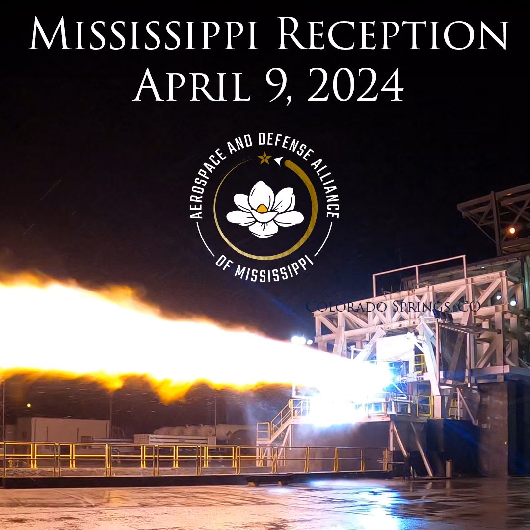 Attend our Mississippi Reception in Colorado Springs, CO, April 9, 2024. ADAM and MSET will be there ready to connect.

RSVP to:
events@mset.org
msaerodefense.org

#ADAM #MSET #Mississippi #Aerospace #Symposium #Aeronautics   #MilitaryDefense