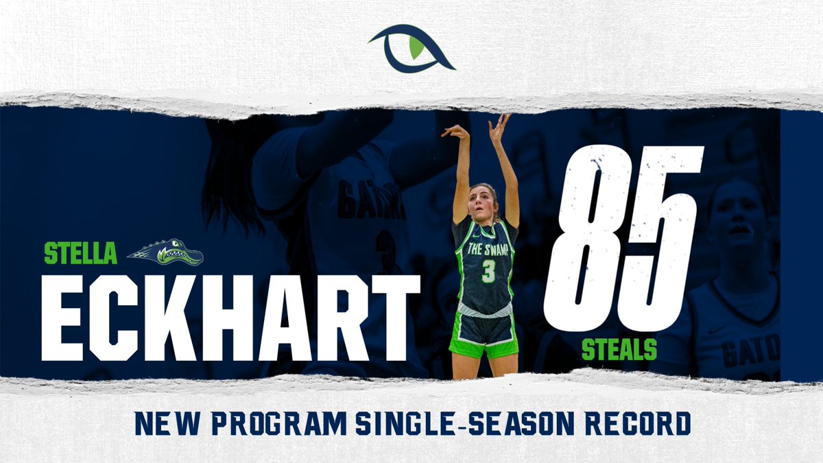 Shoutout to Deana Prasad, Claire Barber, and Stella Eckhart for breaking some <a href="/G_L_WBB/">Green Level Women's Basketball</a> records this season! #ChompCity