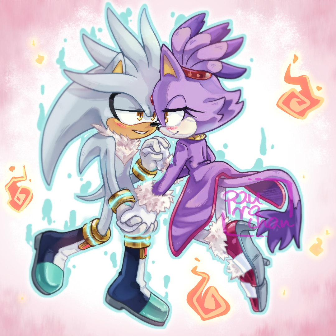 Thank you so much for all the likes to my previous post, it means a lot to me. I came back with another couple which I like c:

#SilverTheHedgehog #BlazeTheCat #Silvaze #SonicTheHedgehog #fanart