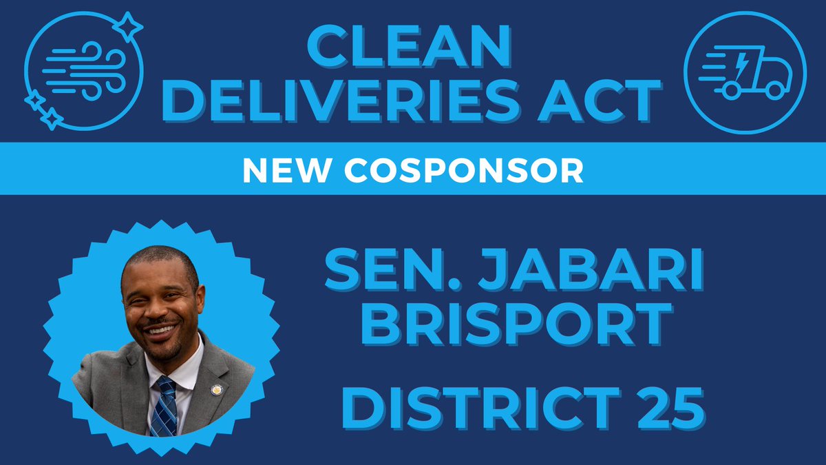 Heartfelt thanks to @SenatorBrisport for turning the corner on pollution and stepping up as a cosponsor of the #CleanDeliveries Act! Join Sen Brisport & @ElectrifyNY in our fight for Clean Deliveries: p2a.co/E83CRWT