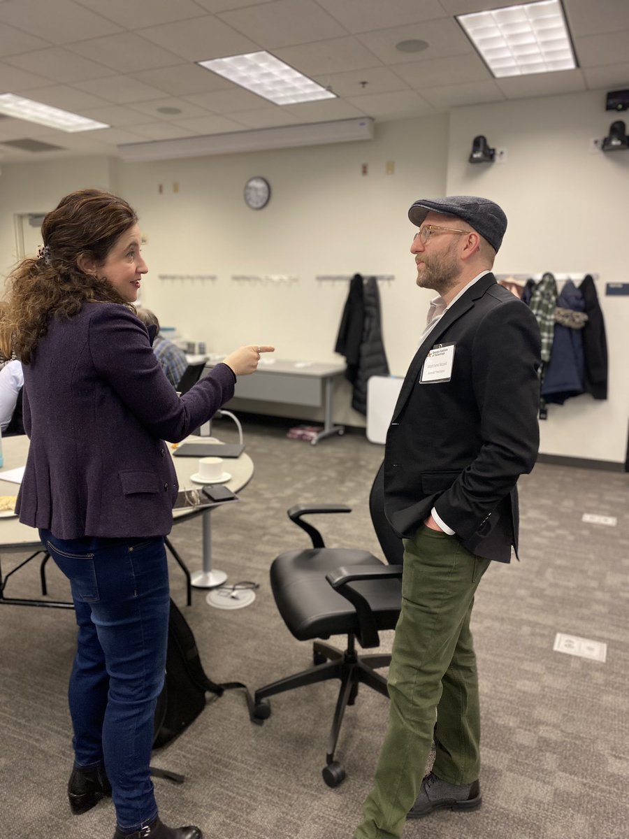 lindsbullinger's tweet image. We also hosted a pre-conference Innovation Day, sponsored by @arnold_ventures This event convened #PPCW researchers, community partners &amp;amp; practitioners, &amp;amp; Foundation reps. Participants were tasked w/ presenting research proposals at the end (Think shark tank for research ideas!).