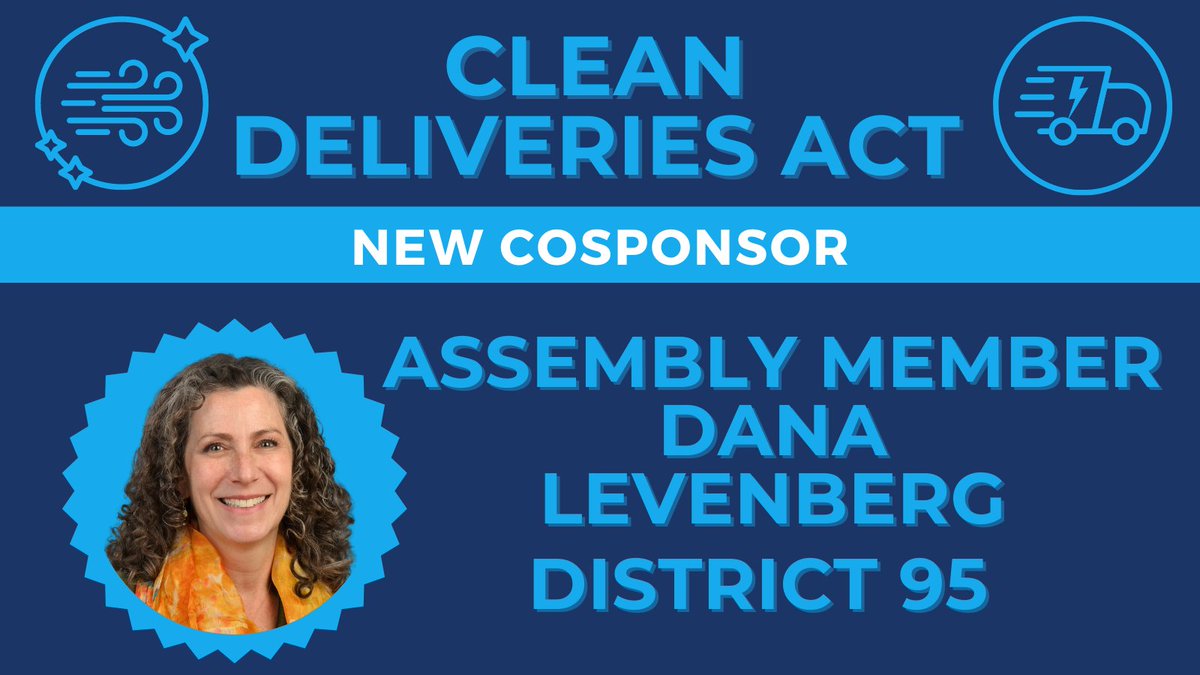 Thank you to @AMDanaLevenberg for joining the fight for #CleanDeliveries as a cosponsor. With your help, Clean Deliveries will
🚛 hold e-commerce warehouses accountable for their actions
🚛 remedy the damage done to our communities
🚛 pave the way to a cleaner, healthier future