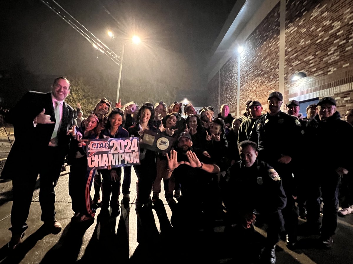 Danbury HS Athletics (@chipsalvestrini) on Twitter photo Danbury Mayor Alves and members of the Danbury PD escorted the State Champion CIAC LL Cheerleaders and Coaches back to Danbury HS after the Hatters Cheer won their 3rd consecutive State Championship!
<a href="/DHS_cheer/">Danbury Cheer</a> Danbury Mayor Alves and members of the Danbury PD escorted the State Champion CIAC LL Cheerleaders and Coaches back to Danbury HS after the Hatters Cheer won their 3rd consecutive State Championship!
<a href="/DHS_cheer/">Danbury Cheer</a>