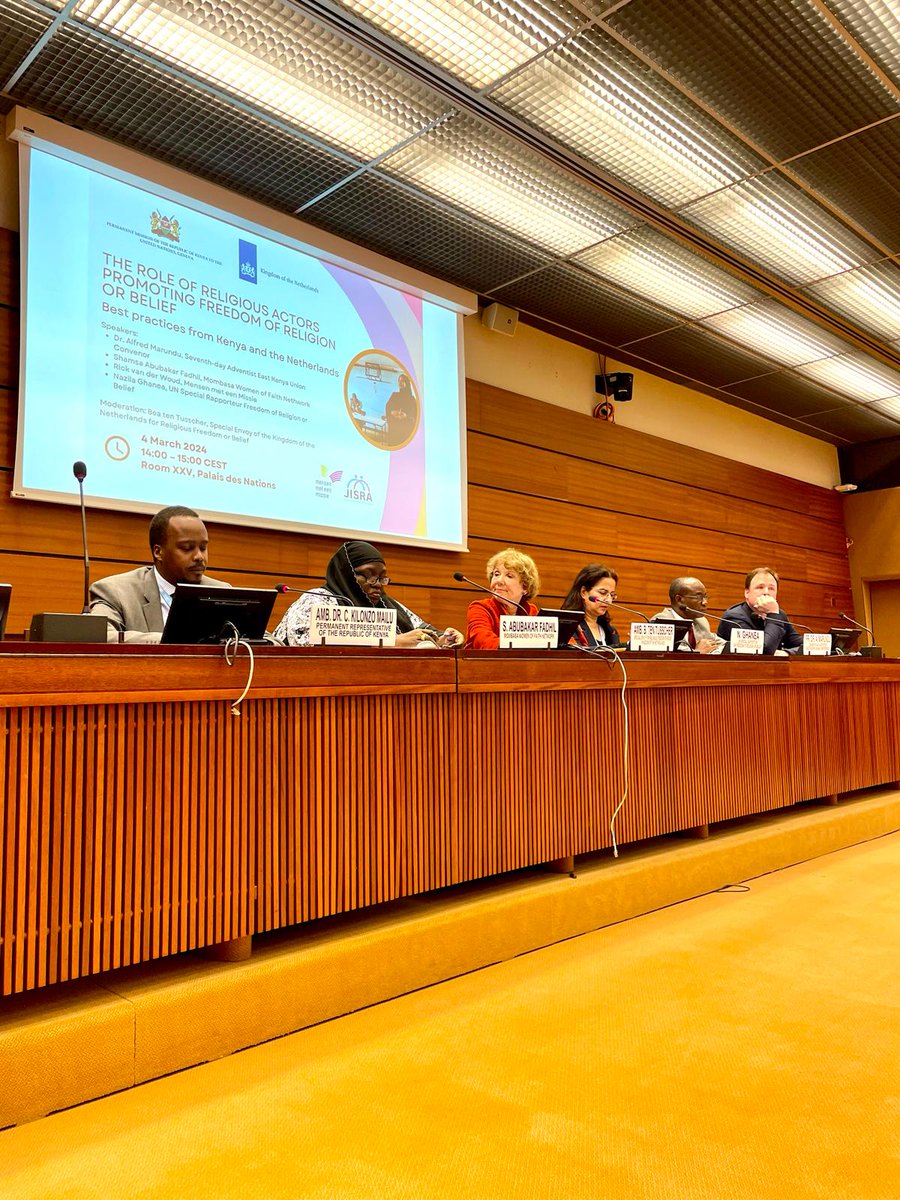 An insightful event at #HRC55. According to @NazilaGhanea, the session provided us with a bridge to the grassroots, and a reality check for how communities can co-exist and work jointly together for peace, human rights, and #FoRB