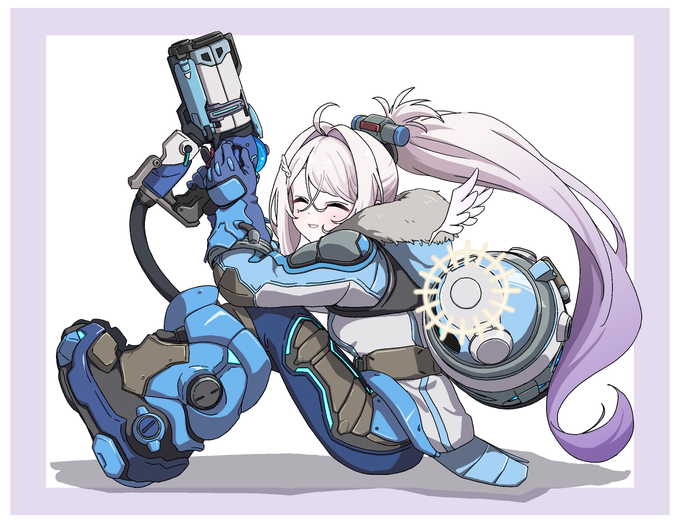 「1girl energy gun」 illustration images(Latest)