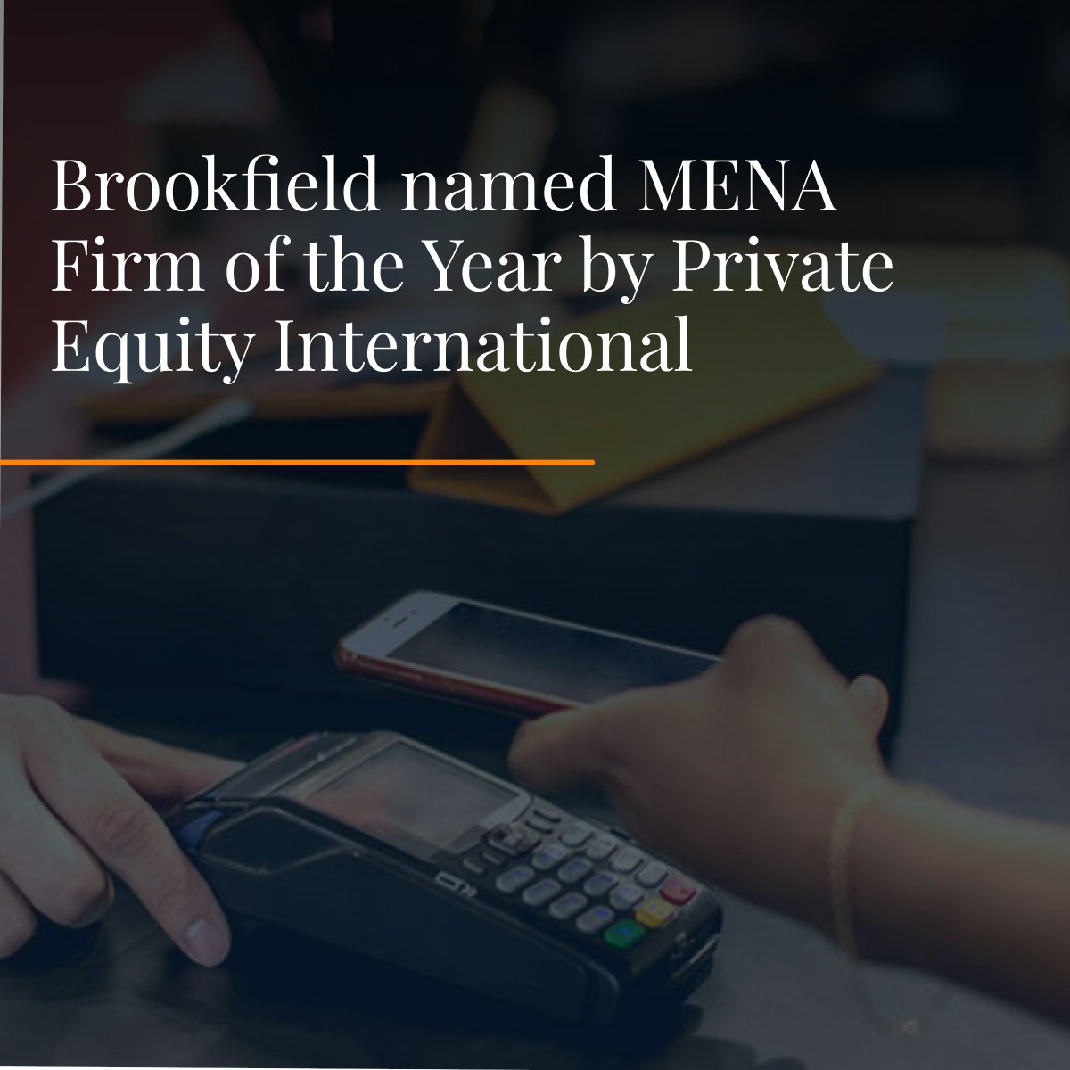 Brookfield is proud to be recognized by #PrivateEquityInternational as #MENA Firm of the Year. Active in the Middle East since 1997, we now have a strong on the ground presence and are one of the leading foreign direct investors in the region.