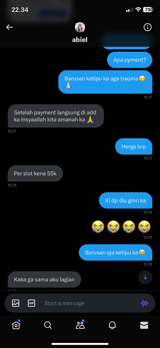 _pOckyaddict's tweet image. TIATI YE LU PADA ‼️
@abielworld pinter modus ni orang ngakunya udah ke add tp nyatanya belom! 
Lu pikir makan duit haram tenang apa ya?
Gila lu cari duit yg halal” ajalh mana ngejer suru beli lg, lu pikir gua sinting?! 
W gausah banyak cangcingcong mending lu pada baca sendiri