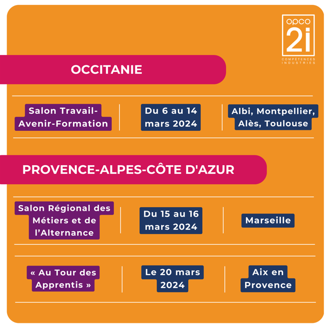 [ 𝗘𝗩𝗘𝗡𝗘𝗠𝗘𝗡𝗧 ] 𝗙𝗲́𝘃𝗿𝗶𝗲𝗿 𝟮𝟬𝟮𝟰 - Retrouvez une sélection des salons de l'industrie dont @Opco2i est partenaire ou sur lesquels nos équipes sont présentes sous la bannière @aveclindustrie 👉Pour connaître le détail des événements : urlr.me/THfzc