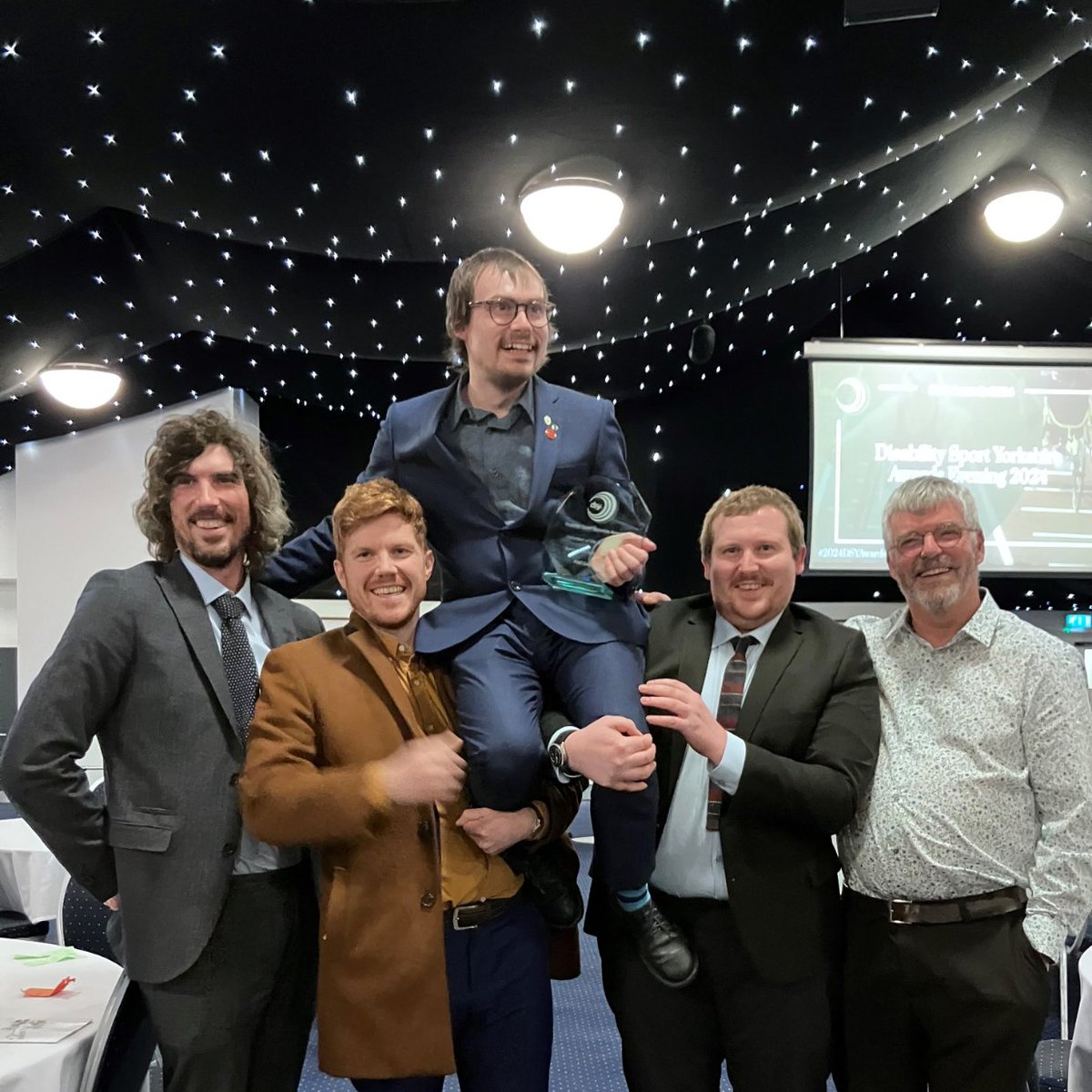 𝐍𝐢𝐚𝐥𝐥 &amp; 𝐀𝐝𝐚𝐦 𝐰𝐢𝐧 𝐀𝐰𝐚𝐫𝐝𝐬

Congrats to our 2 athletes who won honours at Friday's #2024DSYAwards

Adam Loubani was a joint winner of the Gary Hayton Special Award and Niall Guite won Yorkshire Sports Personality of the Year

📸Steve Biltcliffe

#InclusionInAction