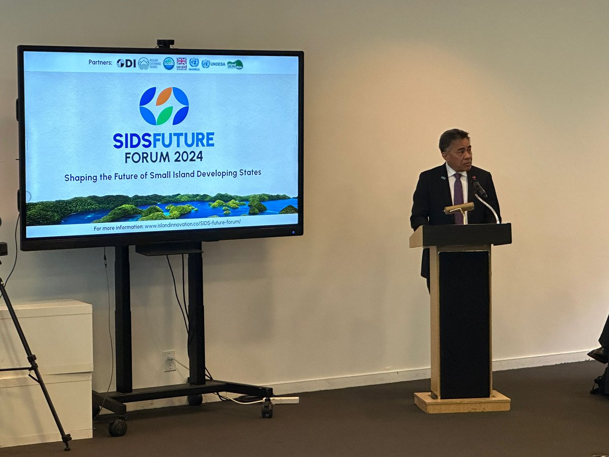 jellsmoor's tweet photo. We are live from New York with the #SIDSFutureForum!
Convening leading voices of expertise on #SIDS to reunite data, resources and transversal collaboration will be crucial to how the #SIDS4 Conference plays out.

Register for Day 1: https://t.co/1DoCtof8oN https://t.co/ypqu5Ga2YJ