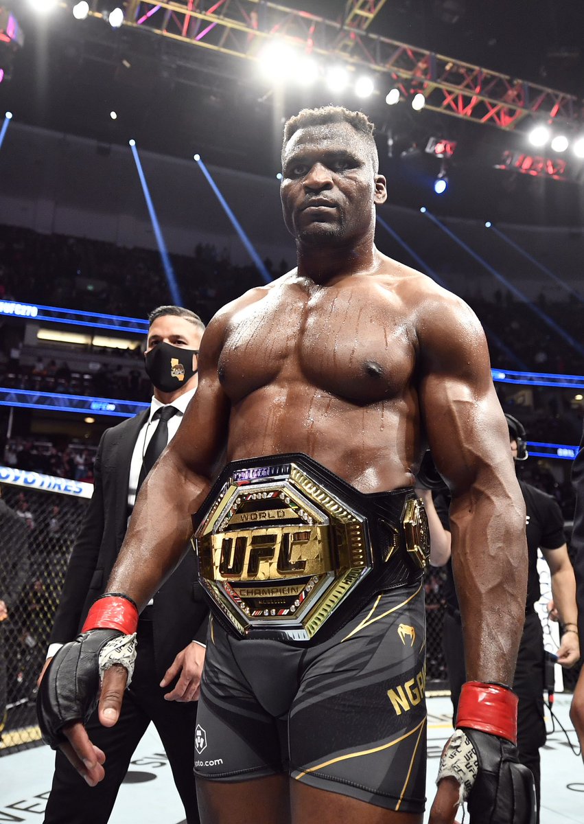 All of Francis 'The Predator' Ngannou finishes… 🇨🇲💥 - THREAD 🧵-