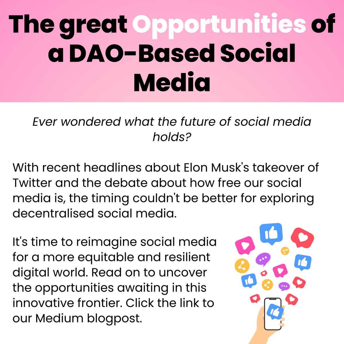 Our new blog post couldn't be more up-to-date. Feel free to read the full article on Medium.

link.medium.com/1LmPEvc9GHb