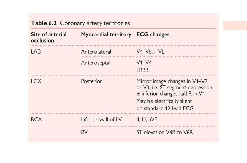 🔴 ECG changes during Myocardial Infarction and coronary artery territoires #MedEd #medtwitter #medical #cardiology #cardiotwitter #CardioEd #cardiox