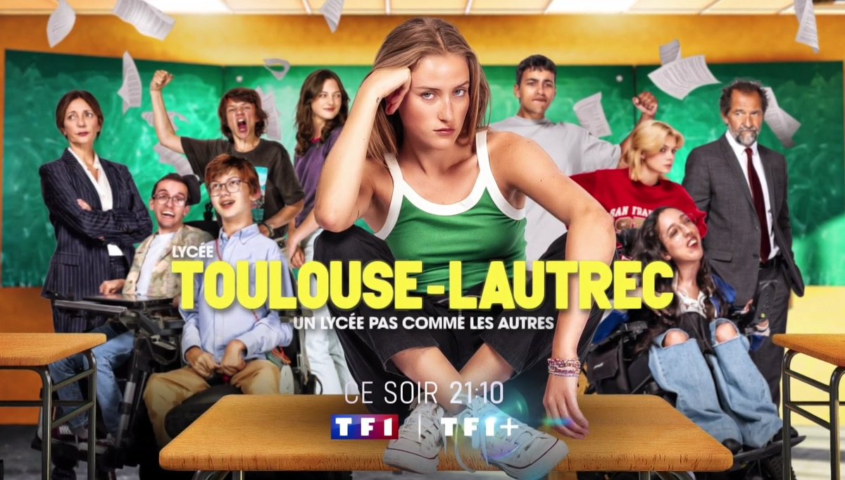 Ce soir à 21h10 sur @TF1, le #LycéeToulouseLautrec rouvre ses portes ! avec @stephdegroodt, @Valeriekarsenti, #AureAtika et #ChineThybaud.