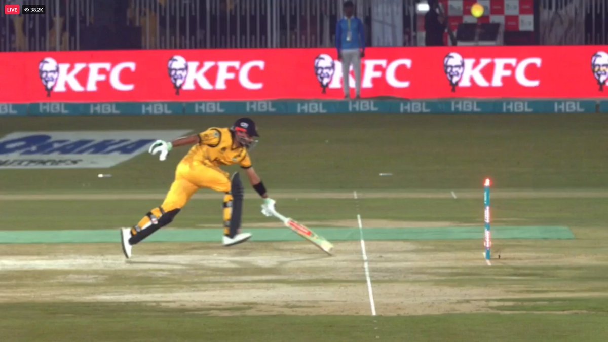 TechnicalCric67's tweet photo. Babar Azam gone for 0 

#HBLPSL9 | #ShadabKhan | #IUvPZ | #PZvIU | #BabarAzam https://t.co/T9ijdwmxI6