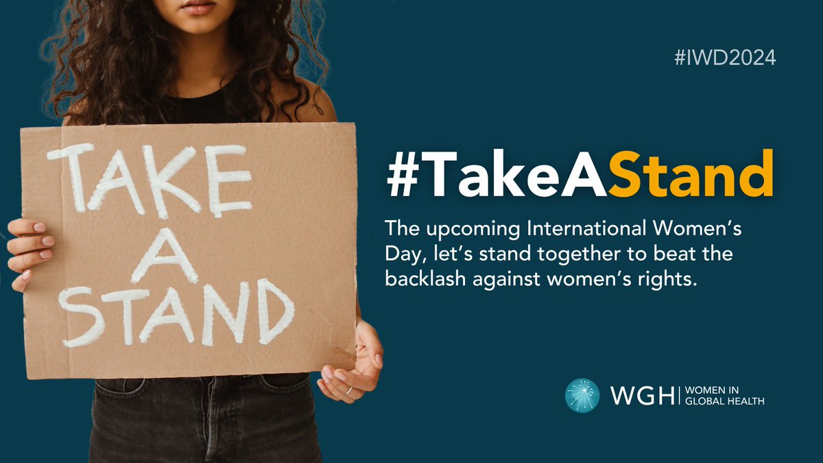 4️⃣ Days left to #IWD2024! The global campaign to roll back women’s rights is threatening the lives and health of millions of women who need #SRHR services. This Women's Day #TakeAStand with us to beat the backlash against women’s rights! 👉 bit.ly/takeastandwgh