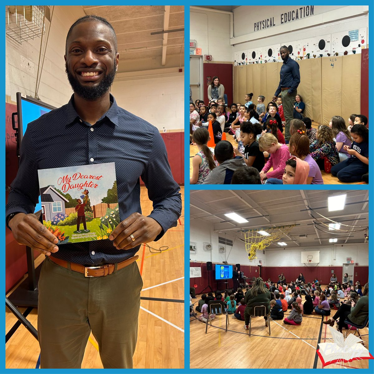 📚 Thank you to Mr. Oakafor, the author of “My Dearest Daughter” for coming to English Village today and reading to our students. 🐻🐾 #evtheplacetobe #pawsitivelyenglishvillage #readacrossamericaweek @GCSDsuper @valeriekpaine @GCSDcommschools @Center4Youth