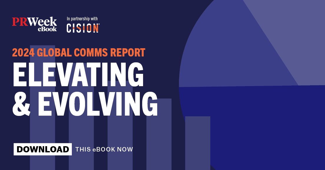 If you work in the PR industry, '2024 Global Comms Report — Elevating & Evolving” is a must-read. @Cision Download now! brnw.ch/21wHylq #eBook #AI #Comms #PR #Sponsored