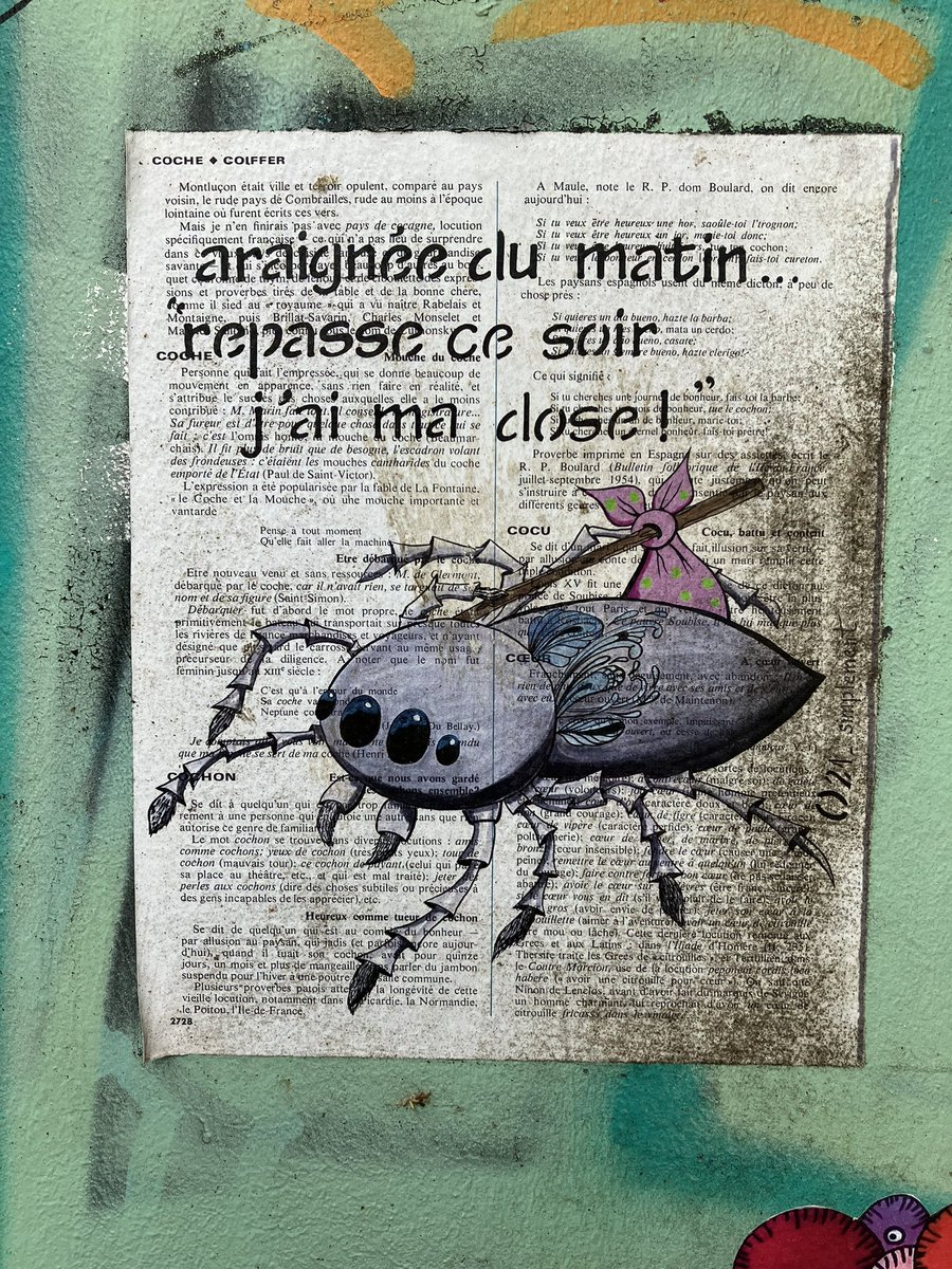 Quand le street-art est en phase avec ton quotidien d’archiviste 😅🕷️

#viedarchiviste #archives #streetart