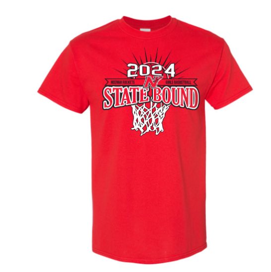 Place your order online for Girls State Bound T-shirts until 11:59pm March 4! Pick up will be at NHS Thursday-details to follow! 🚀Go Rockets!!🚀 newhypesolutions.chipply.com/neenahhighscho…