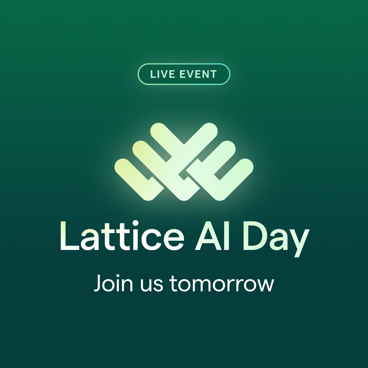 Join Lattice CEO @swbjoyce on #LinkedInLive, March 5, for a first look at Lattice AI: bit.ly/latticeaiday

We’ll share our bold vision for AI, demo new products, and discuss how we plan to reshape the future of work. #BecausePeople