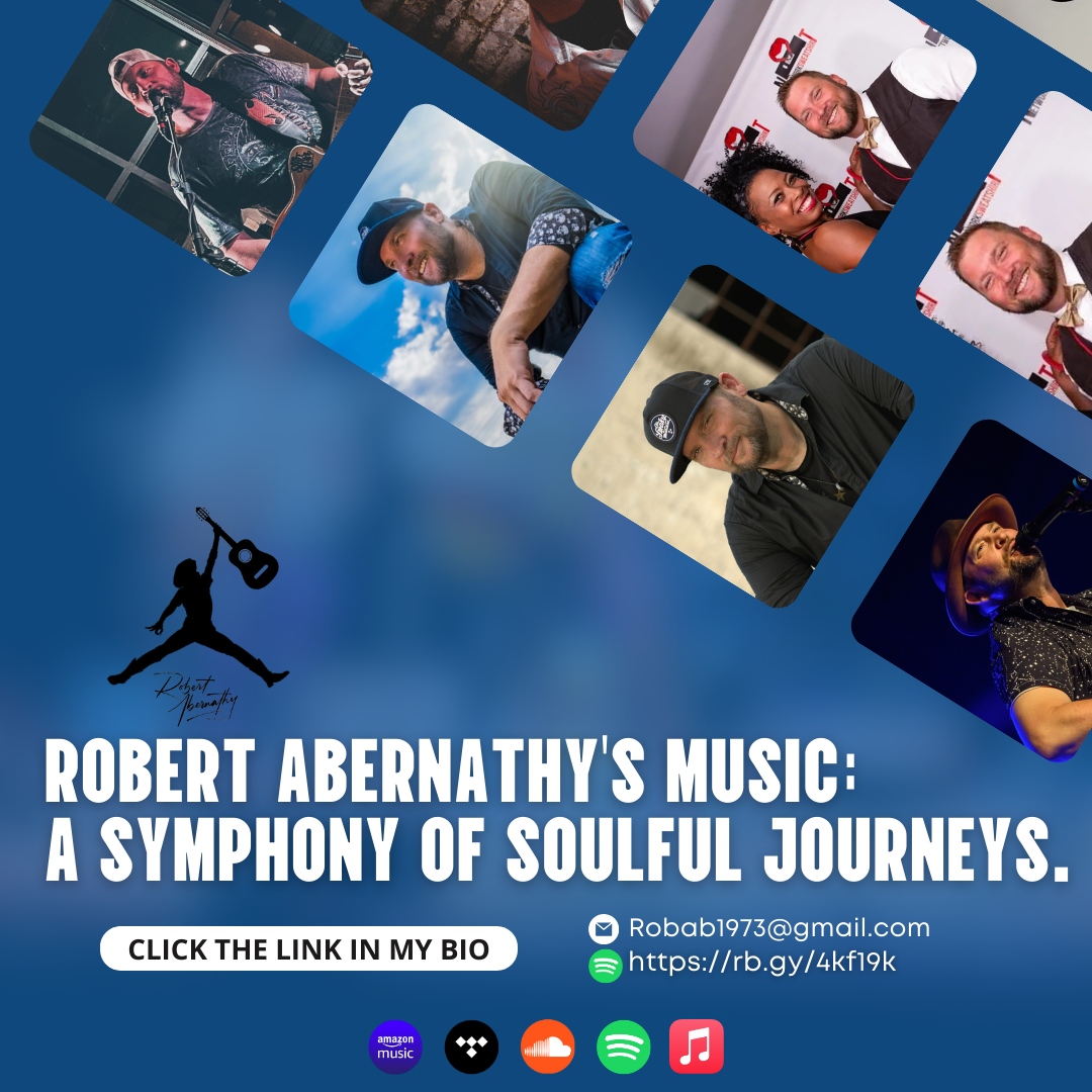 Embark on an enchanting musical voyage with Robert Abernathy's soul-stirring melodies. Each song unfolds a unique journey, resonating with the depths of the soul 🎶. Let the symphony of his music carry you away. ✨ #RobertAbernathy #SoulfulJourneys #MusicalSymphony