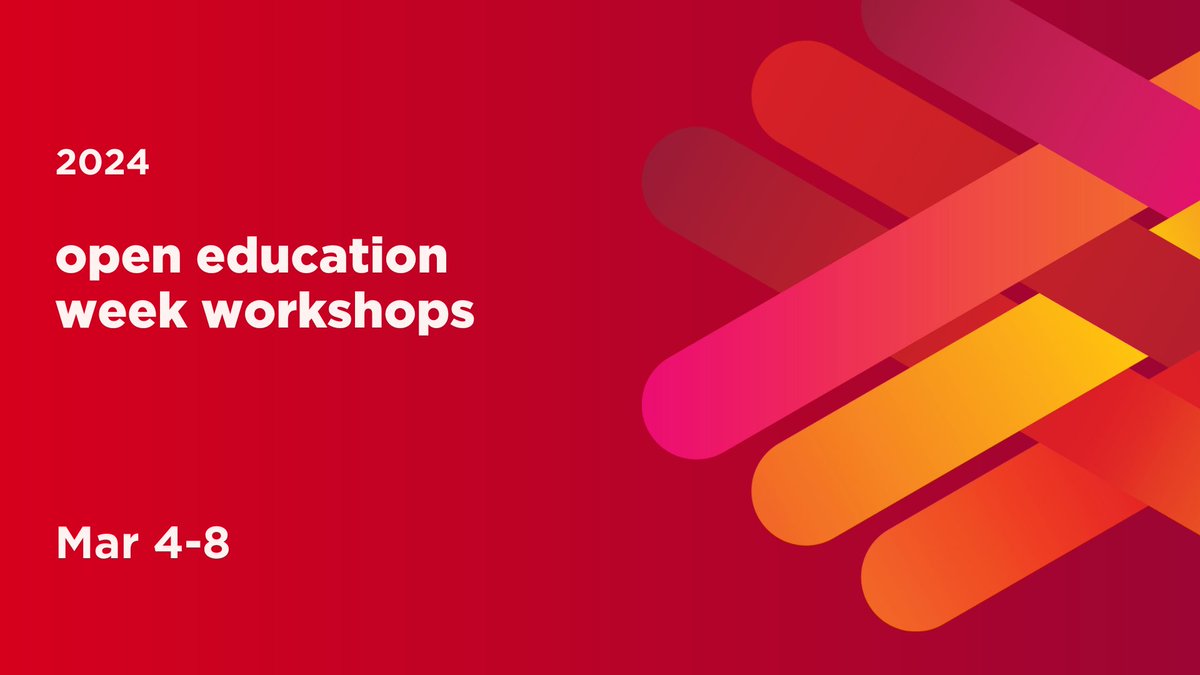 It's #OpenEducation week!

UCalgary Library staff are offering a series of sessions to encourage the #UCalgary community in thinking about how to make educational materials more accessible and how to create open educational resources.

ow.ly/ZF8a50QKbcF

Join us!

#OEWeek