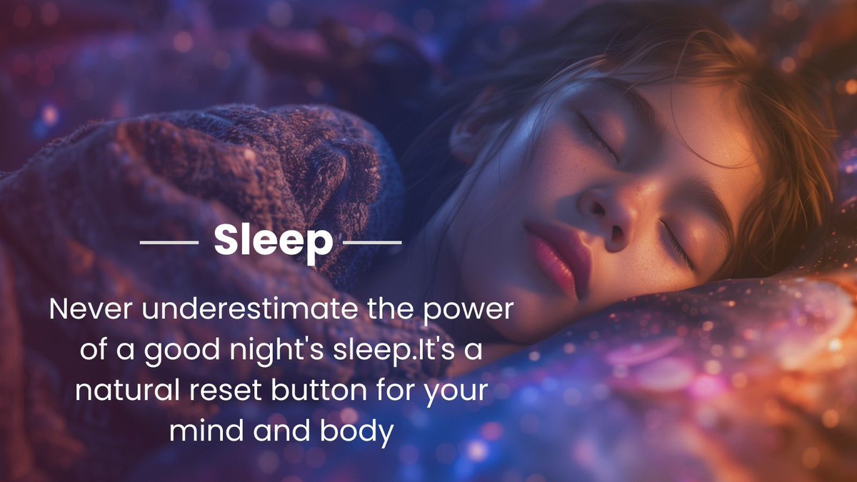 _manifestology's tweet photo. Never underestimate the power of a good night's sleep. It's a natural reset button for your mind and body https://t.co/ajkluIPEkf