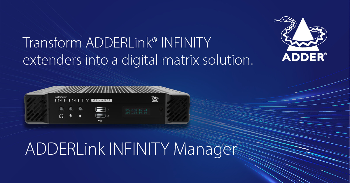 Are you an IT manager wasting valuable time while grappling with complex #IPKVM setups? The ADDERLink® INFINITY Manager provides an intuitive web interface and centralized management, streamlining KVM tasks. Discover more today! bit.ly/TW_ADDERLink_I…