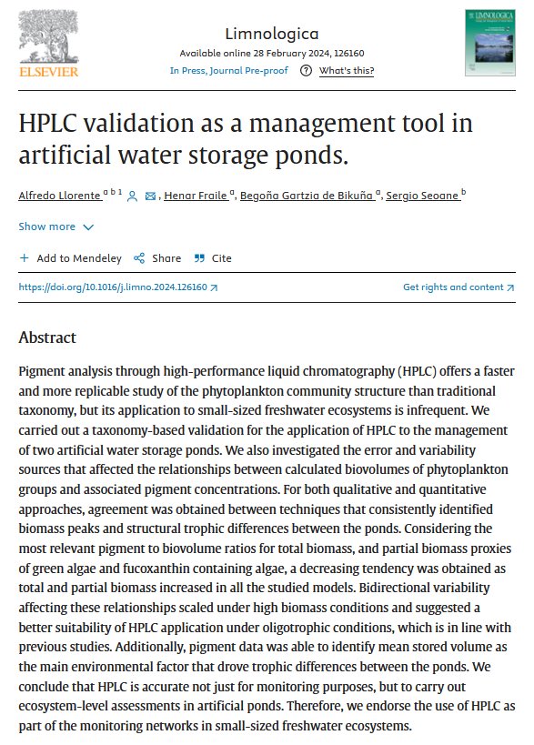 BMCC_UPVEHU's tweet image. New publication from the @BMCC_UPVEHU. This time in freshwater environment. 🙌🙌
@pie_upvehu @ztf_fct #pigments #freshwater #phytoplankton

sciencedirect.com/science/articl…