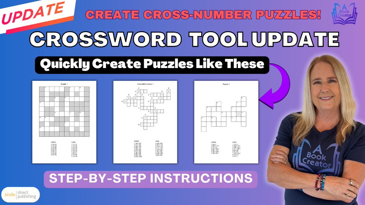 Check out our latest video!  🌟 New Feature Alert -  Create Cross-Number Puzzles!🌟 #lowcontentbooks #aududubookcreator #abookcreator #puzzletools #puzzlebookai #puzzlecreator  i.mtr.cool/ffjozgfmnm