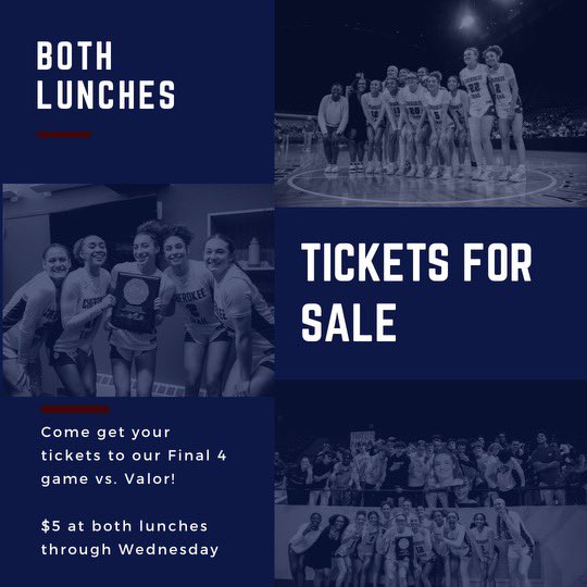 CTLadyCougars's tweet image. Come and grab your tickets for only $5 at both lunches in the cafeteria through Wednesday!!