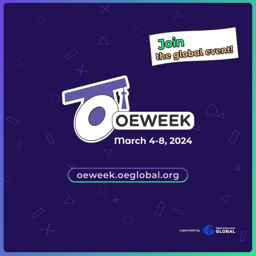 This #OEweek join with @TUS_librarymd and discover and  open education and open educational resources. Visit our libguide to learn more. ait.libguides.com/openeducation
#OEWEEK24 #oeweek24 #TUSOER @TUS_Athlone_ @TUS_SU_