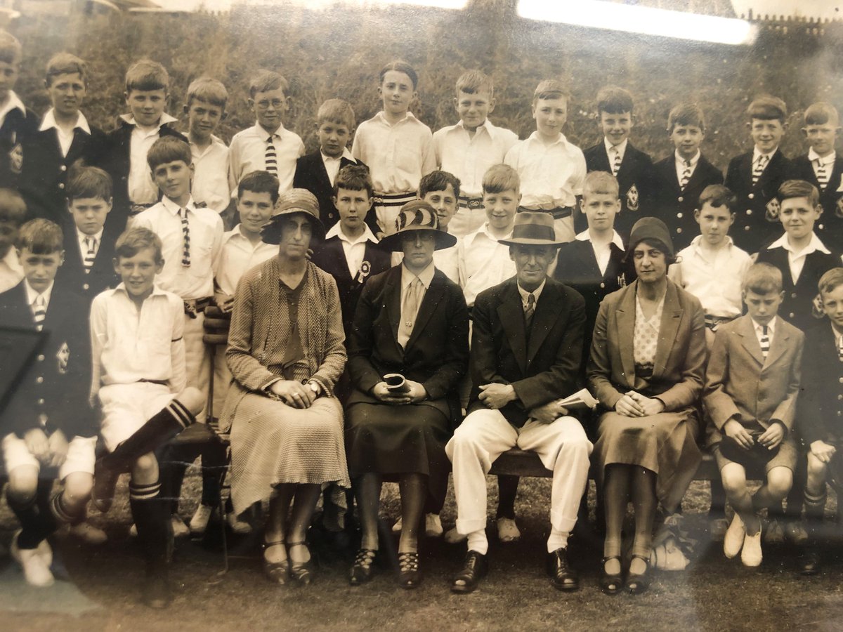 @NottshighPrep  1931. L-R Miss DE Baker, Miss JK Richmond and Miss SJ Webb.98 years service spent in the education of every NHS Prep School boy between 1911 and 1960 at a time when female teachers couldn’t be married and stay in their profession.<a href="/WomensHistMonth/">Women'sHistoryMonth</a> @nottinghamians