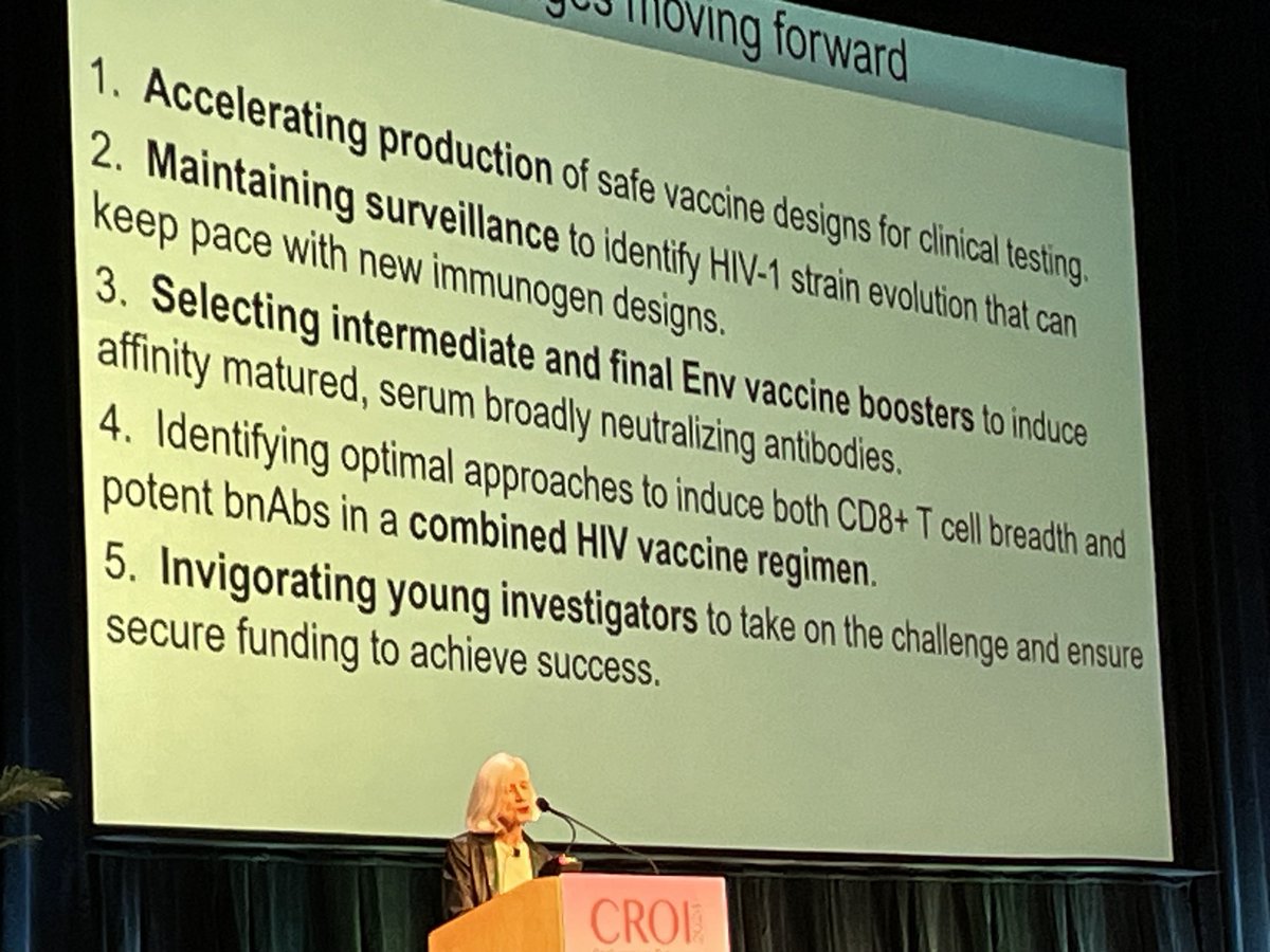 An HIV vaccine can end HIV- we should just get on with it. Three decades of empirical search for a safe and effective vaccine - our strategy is now deductive and responding to what we have learnt from the empirical trials - there is hope!!! Thanks Julie McElrath #CROI2024