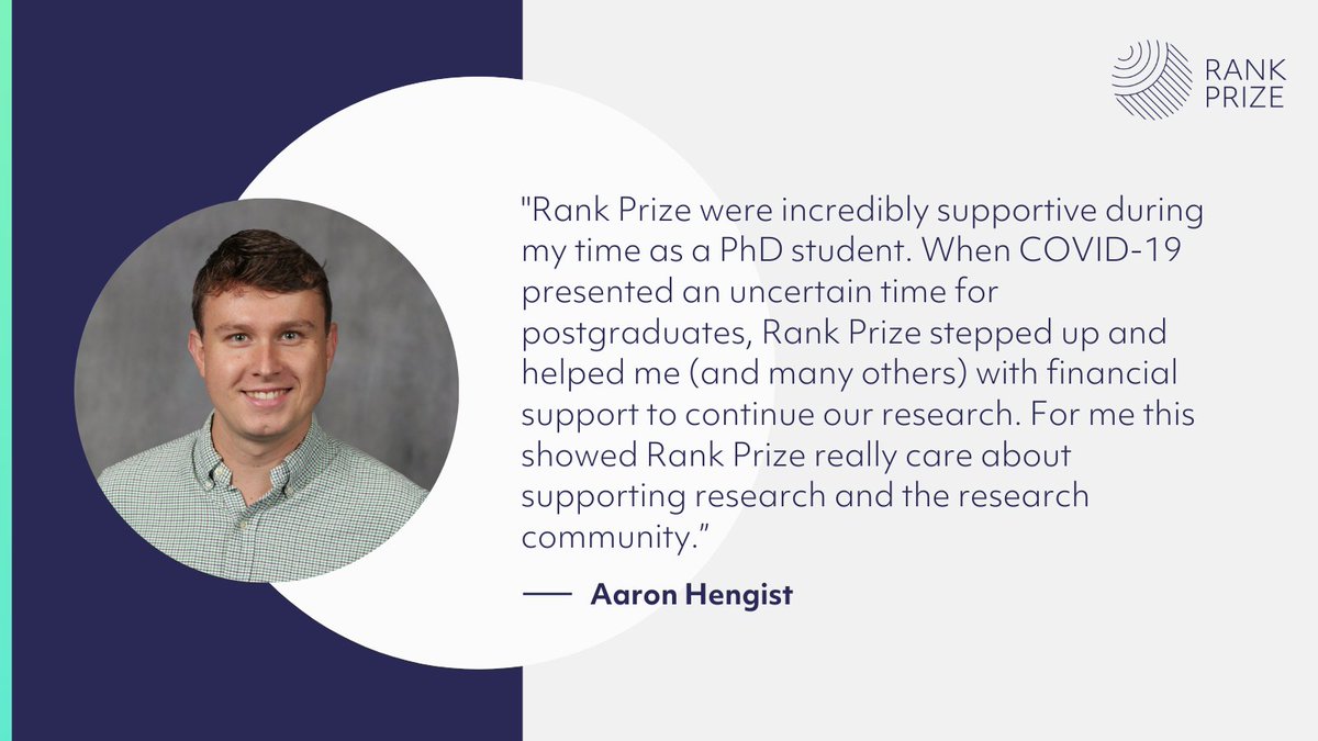 It's wonderful to read this testimonial from @AaronHengist @NIDDKgov about his time as a Rank Prize PhD student in our latest #studentspotlight ☀️ Thank you Aaron for sharing your experiences & your top tips for future researchers ➡️ rankprize.org/news-events/st… #nutrition #phdlife