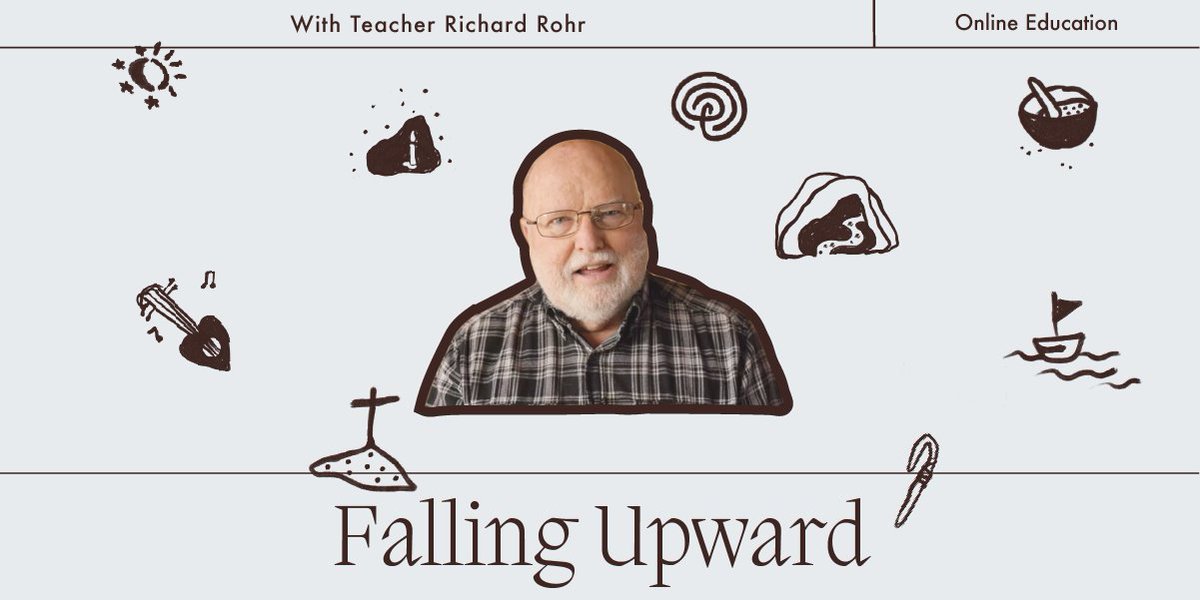 cac_abq's tweet photo. Discover the interior space where the soul finds its fullness in CAC's NEWEST online course #FallingUpward, featuring wisdom from @RichardRohrOFM.
Mark your calendars. Course begins on March 27; we hope you’ll join us! https://t.co/cY0VUzka2s https://t.co/IRcLB5gweq