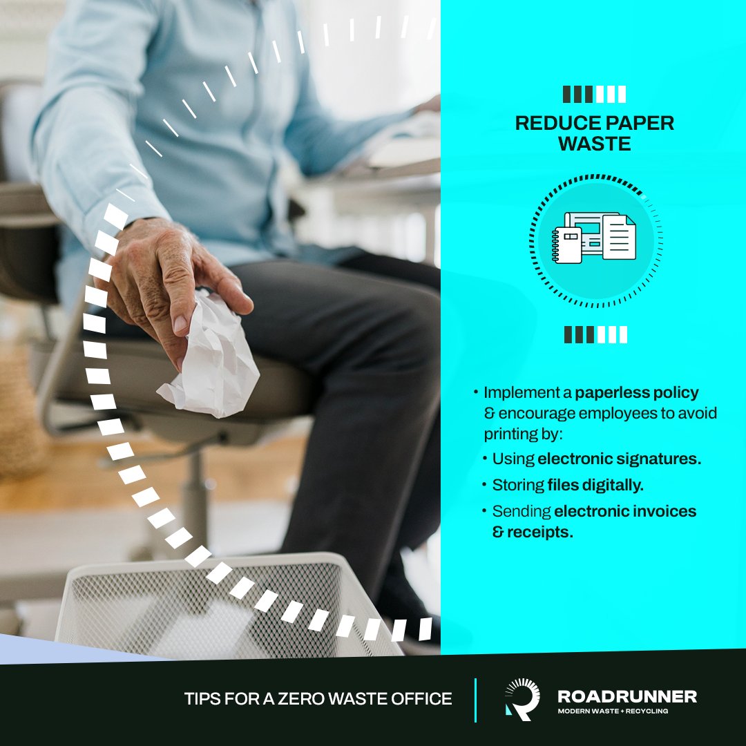 Here's the first of 4 tips we'll post this week about creating a Zero Waste Office: Embrace Reductions in Paper Waste. 
Learn more: hubs.la/Q02mT0Vk0