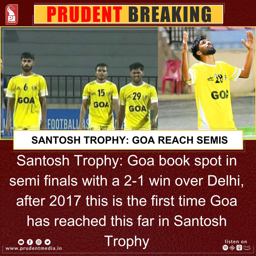 #Goa #football #SantoshTrophy