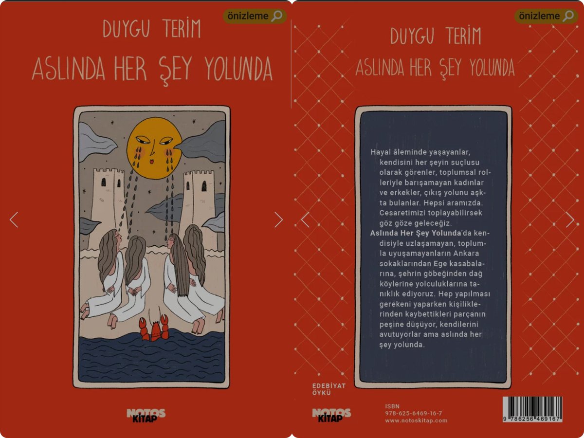 Sonunda benim de sabitleyecek bir gönderim oldu:)İlk öykü kitabım Aslında Her Şey Yolunda @NotosKitap etiketiyle şimdi ön satışta,8 Mart'tan itibaren raflarda.Emeği,ruhu değen herkese kucaklamalı teşekkürler.Ömrü uzun bahtı açık, tadı daim olsun🌻 #aslindaherseyyolunda