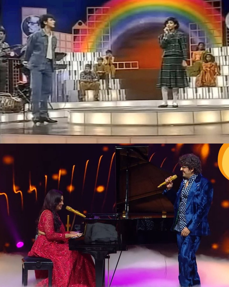 does it ever drive you crazy just how fast the night changes? 🥹🫶🤌👑🐐 @shreyaghoshal x @sonunigamofficial #IndianIdol