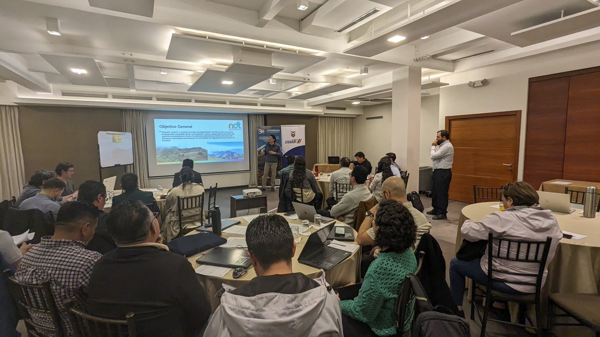 🌱Exciting 3-day workshop in 🇪🇨 organized by @_Condesan & WOCAT! Honored to have opening remarks and representatives from @Ambiente_Ec & @AgriculturaEc. Coming together for a participatory assessment of land degradation, aiming to set a national strategy for #LDN. #United4Land